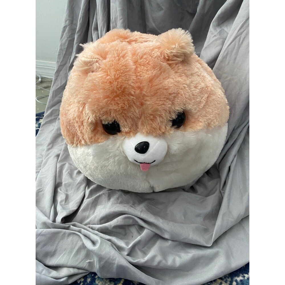 Japanese Japan Kawaii "Bobby Bear 4" plush large 12” Pomeranian round soft dog